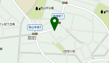 V・drug 西山店の地図画像