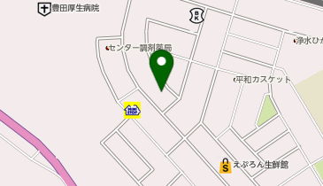 V・drug 浄水店の地図画像