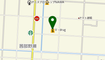 V・drug 茜部南店の地図画像