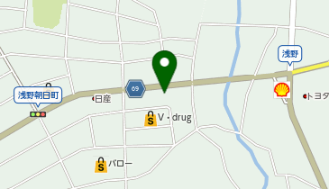 V・drug 土岐肥田店の地図画像