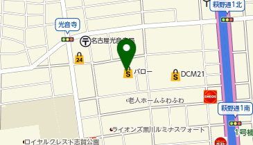 V・drug 光音寺店の地図画像