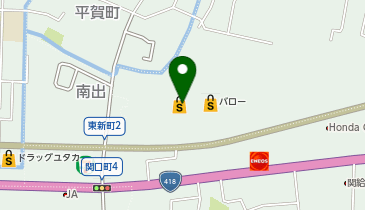 V・drug 関ひがし店の地図画像