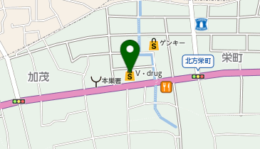 V・drug 北方中央店の地図画像