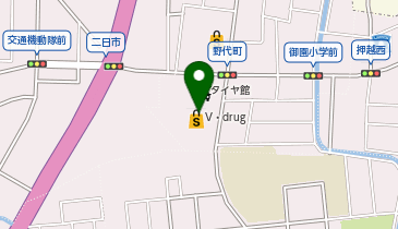V・drug 野代店の地図画像