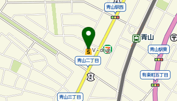 V・drug 青山店の地図画像