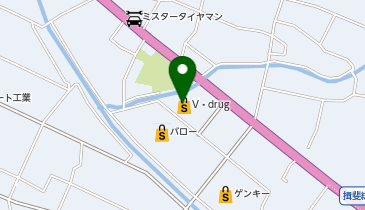 V・drug 揖斐川店の地図画像