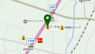 V・drug 砺波店の地図画像