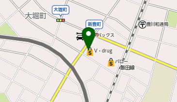 V・drug 豊川北店の地図画像