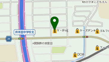 V・drug 中川富田店の地図画像