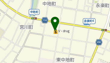 V・drug 津島南店の地図画像