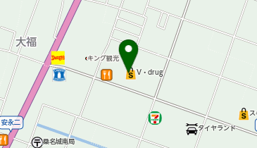 V・drug 桑名中央店の地図画像