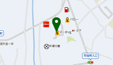 V・drug 中津川店の地図画像