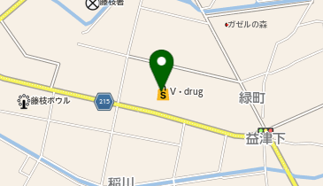 V・drug 藤枝緑町店の地図画像