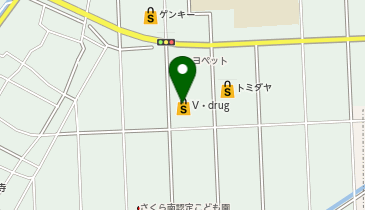 V・drug 岐南徳田店の地図画像
