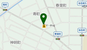 V・drug 関寿店の地図画像