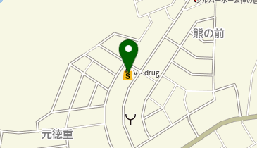 V・drug 徳重北店の地図画像