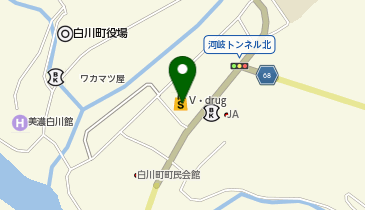 V・drug 白川店の地図画像