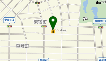 V・drug 中村公園前店の地図画像