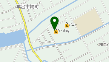 V・drug 豊橋牟呂店の地図画像