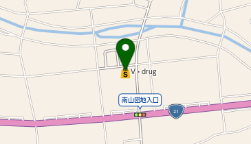 V・drug 御嵩東店の地図画像