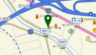 V・drug 多治見光ケ丘店の地図画像