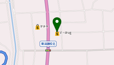 V・drug 高富北店の地図画像