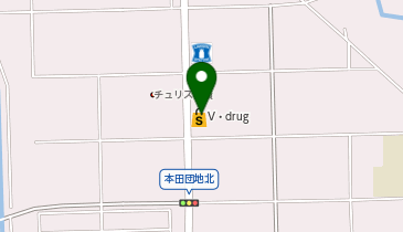 V・drug 穂積本田店の地図画像