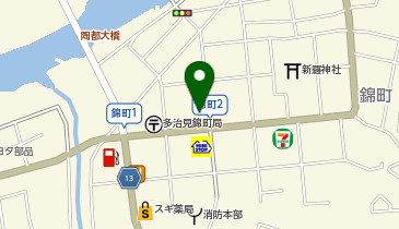 V・drug 多治見錦町店の地図画像