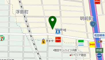 V・drug 内浜店の地図画像