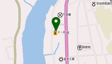V・drug 萩原北店の地図画像
