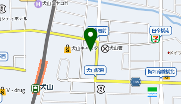 V・drug 犬山駅東店の地図画像