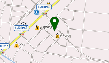 V・drug 羽島北店の地図画像