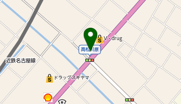 V・drug 川越店の地図画像