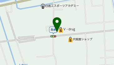 V・drug 滑川西店の地図画像