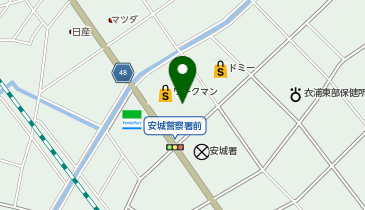 V・drug 安城横山店の地図画像