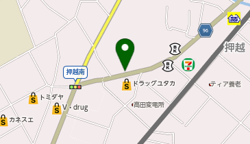 V・drug 養老中央薬局の地図画像