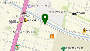 ベーカリーレストランサンマルク 徳島沖浜店の地図画像