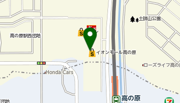 神戸元町ドリア イオンモール高の原店の地図画像