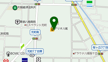 サンマルクカフェ アリオ八尾店の地図画像