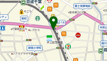 サンマルクカフェ 千葉C-one店の地図画像