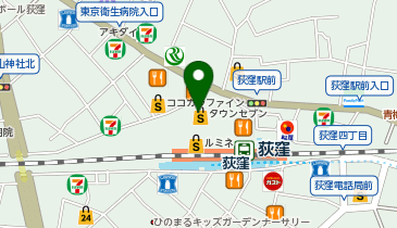 サンマルクカフェ 荻窪タウンセブン店の地図画像