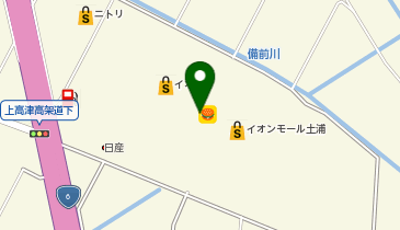 サンマルクカフェ イオンモール土浦店の地図画像