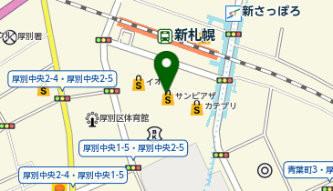 サンマルクカフェ 新さっぽろサンピアザ店の地図画像