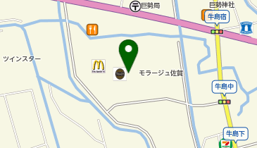 サンマルクカフェ モラージュ佐賀店の地図画像