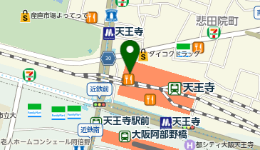 サンマルクカフェMICRO JR天王寺駅店の地図画像