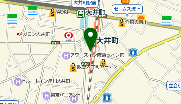 サンマルクカフェMICRO JR大井町駅店の地図画像