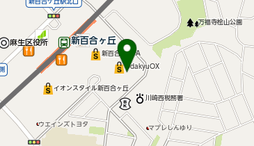 ベーカリーレストランサンマルク 新百合ケ丘エルミロード店の地図画像
