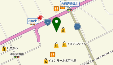 倉式珈琲店 イオンモール水戸内原店の地図画像