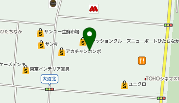 倉式珈琲店 ファッションクルーズひたちなか店の地図画像