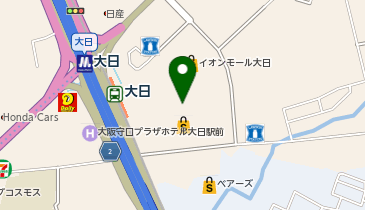 バケット イオンモール大日店の地図画像